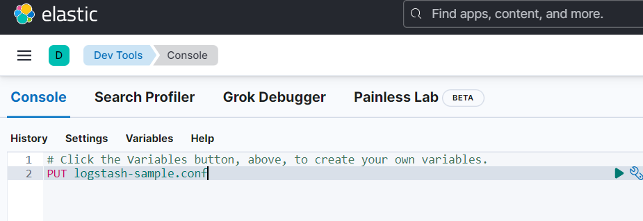 Setting up Kibana to view logs and dashboard